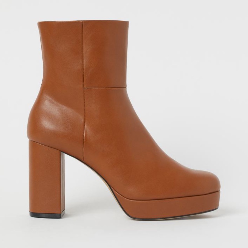 H&M Platform Ankle Boots